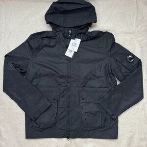 C.P. Company Black Hooded Windbreaker
